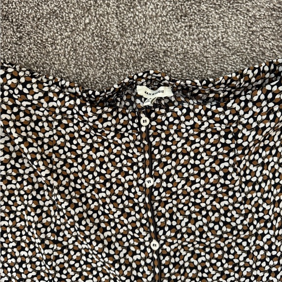 Max Studio Floral Black and White Women's Skirt - Picture 3 of 10